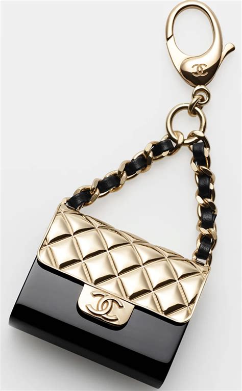 chanel bag keychain|chanel keychain price.